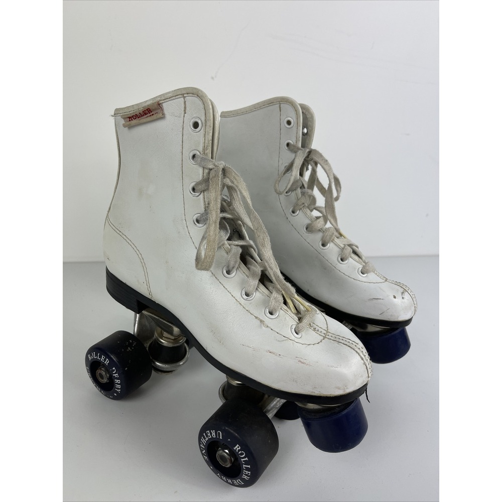 Roller Derby Vintage Skates Sz‎ 3 Rollers Wheels 1987 Vintage Retro